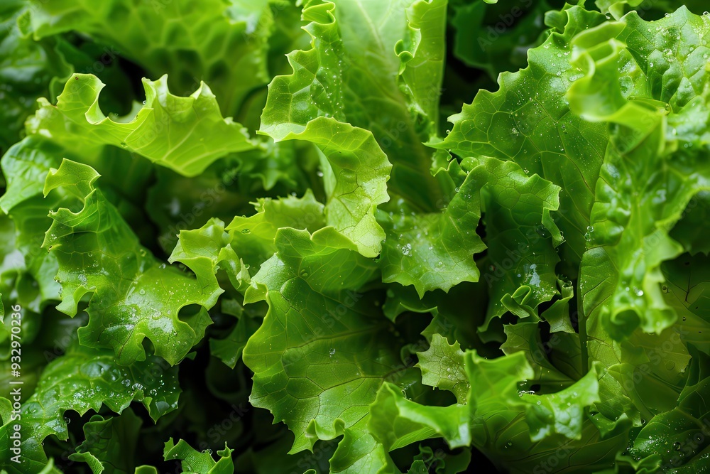 Green Leaf Lettuce. Fresh Organic Leaves Close-up. Salad Vegetables Concept Green Leaf Lettuce. Fresh Organic Leaves Close-up. Salad Vegetables Concept