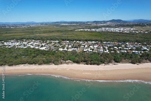 Aerial photo of Blacks Beach Mackay Queensland Australia