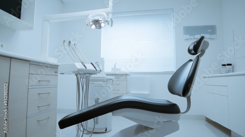 Clean and White Dental Clinic with Dentist Offering Comprehensive Dental Care