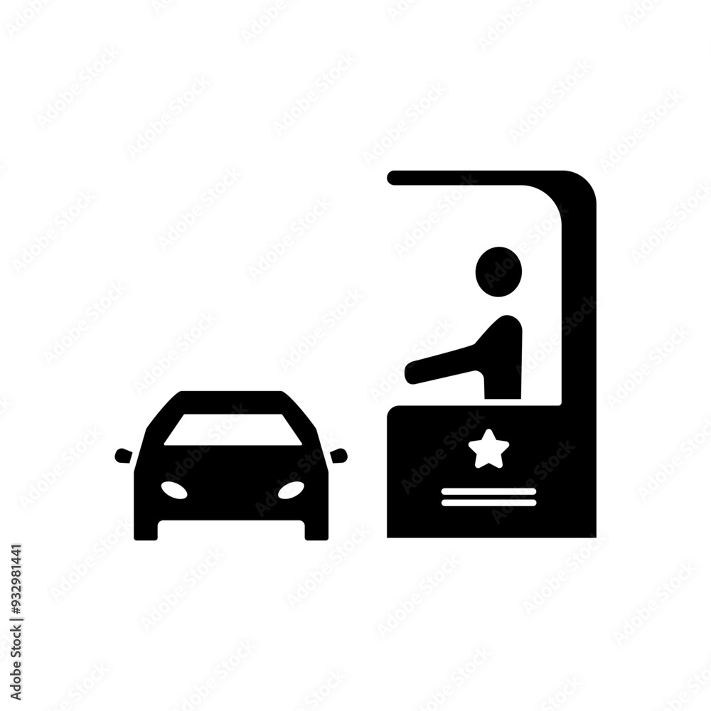 drive thru concept line icon. Simple element illustration. drive thru concept outline symbol design. drive thru concept line icon. Simple element illustration. drive thru concept outline symbol design.