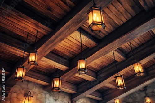 ceiling of the church