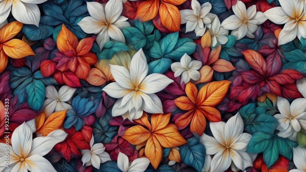 colorful flowers background colorful flowers background