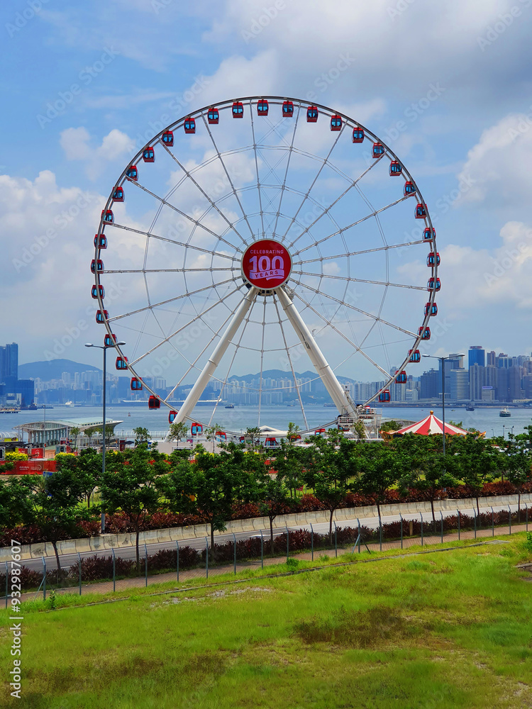 ferris wheel in Hong Kong ferris wheel in Hong Kong