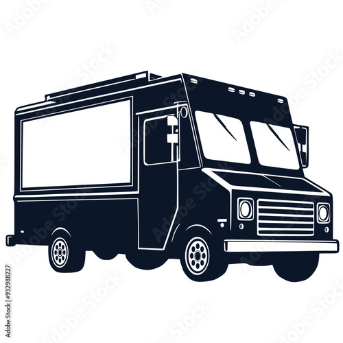 Food truck with empty space 