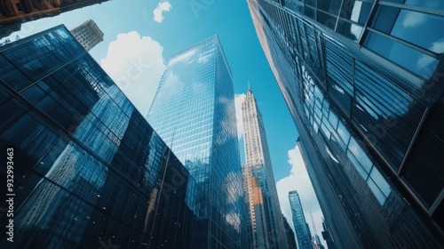 Wallpaper Mural Skyscrapers in a City Torontodigital.ca