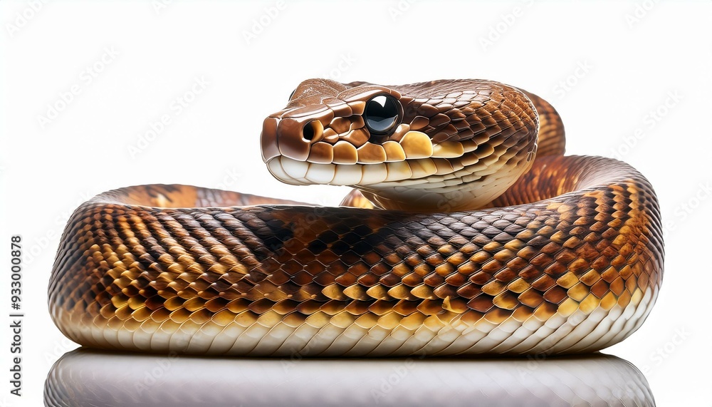 Obraz premium Snake isolated on transparent background