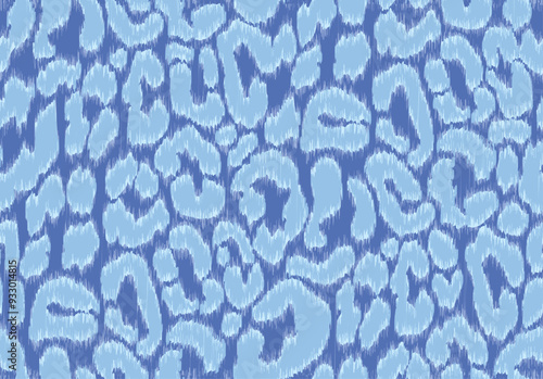 Wallpaper Mural Leopard skin print illustration vector seamless pattern wallpaper, Animal print wildlife art print Torontodigital.ca