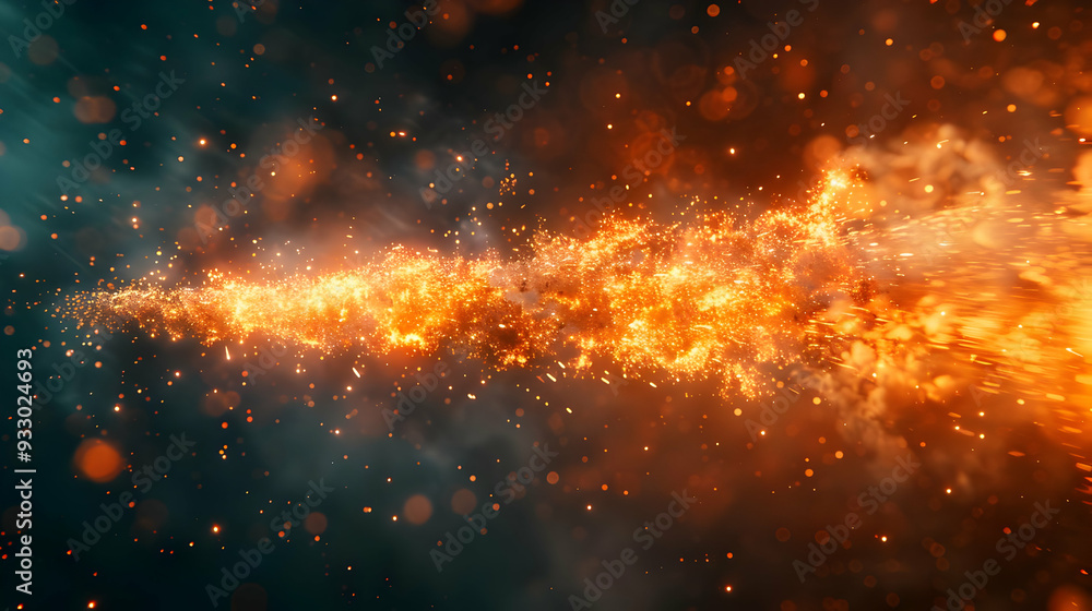 Fiery Sparkles Abstract Background Fiery Sparkles Abstract Background