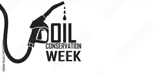Human hands conserving crude oil concept- simple vector graphic. This illustration represents concept of conservation of petroleum, fossil fuel, petrol & diesel, oil conservation week petrol 