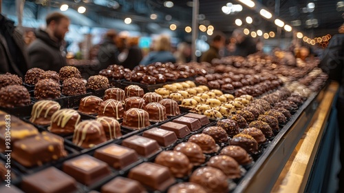 A Symphony of Chocolate: Market Delights in Close-Up