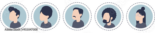 Five diverse user profile icons representing a range of individuals.