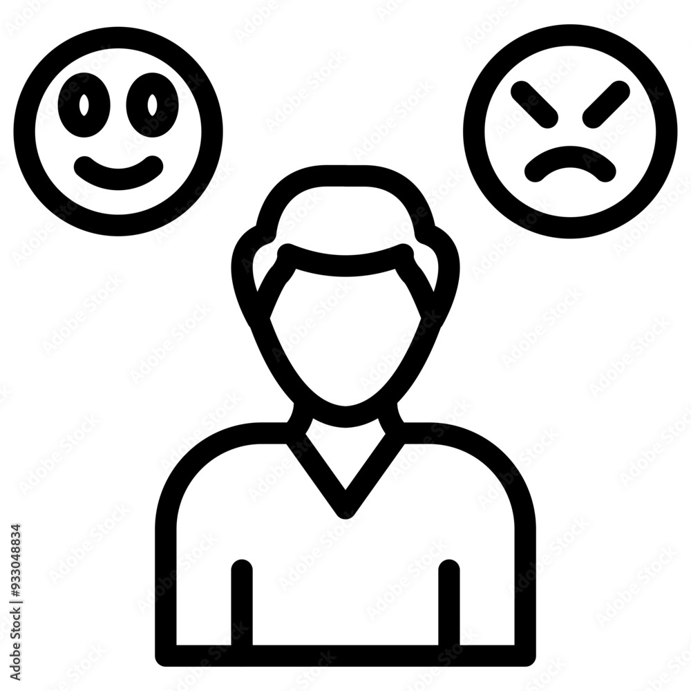 Bipolar Icon Style Bipolar Icon Style