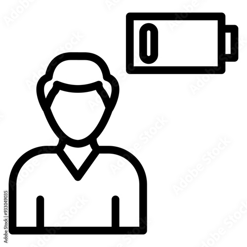 Exhausted Icon Style