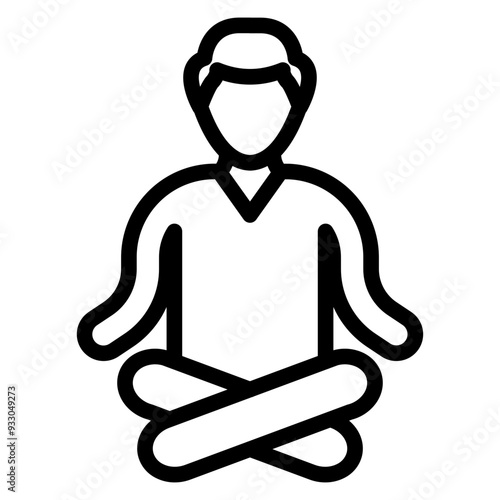 Meditation Icon Style