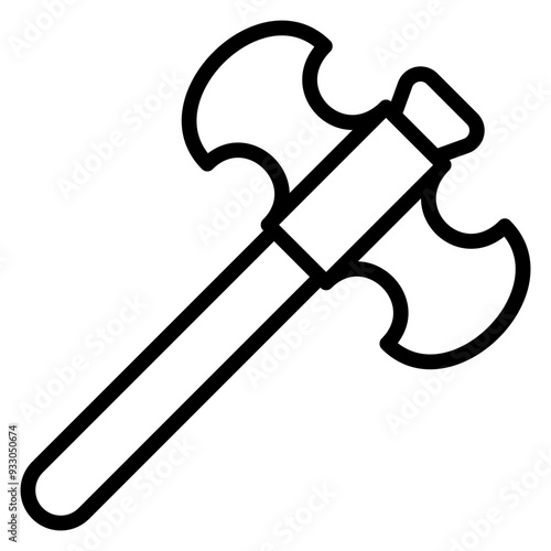 Viking Axe Icon Style