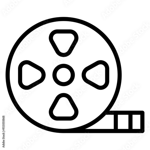 Film Reel Icon Style