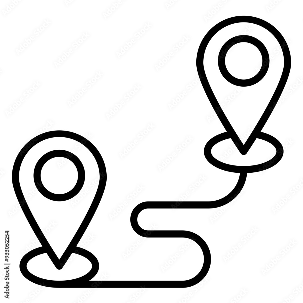 Distance Icon Style Distance Icon Style