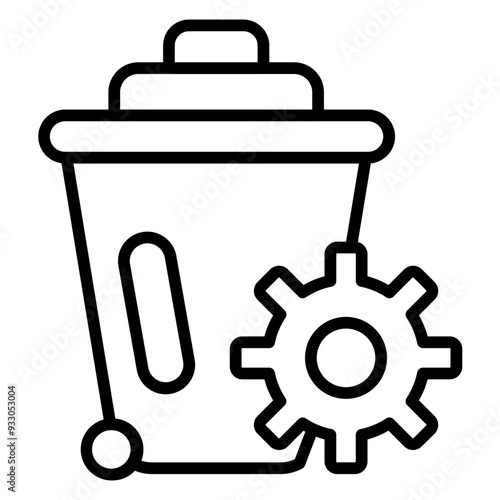Waste Management Icon Style