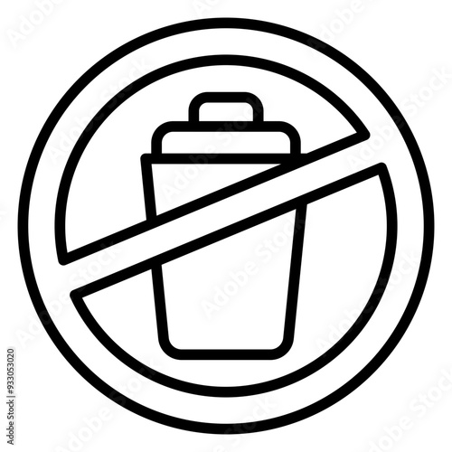 Zero Waste Icon Style