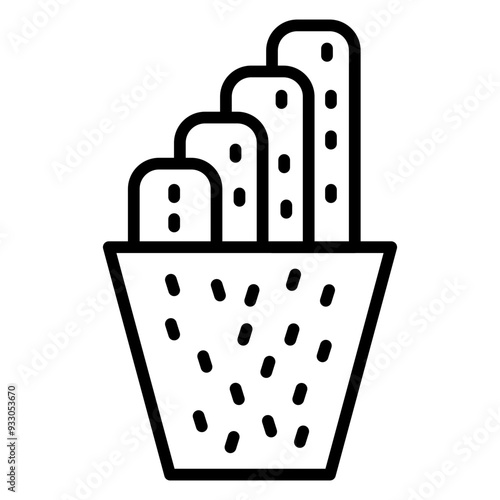 Churros Icon Style