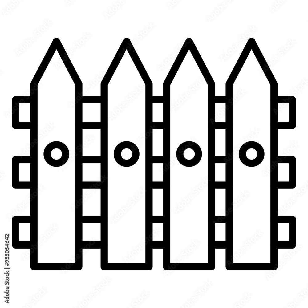 Fence Icon Style Fence Icon Style