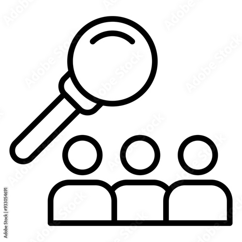 Hiring Staff Icon Style