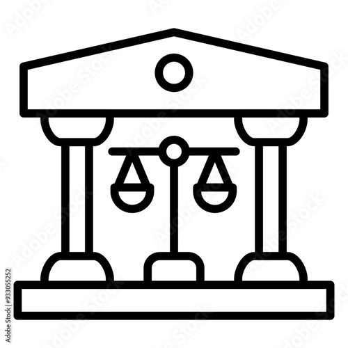 Law Firm Icon Style