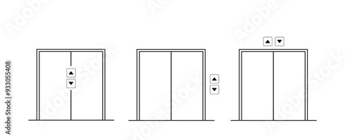 elevator button icon