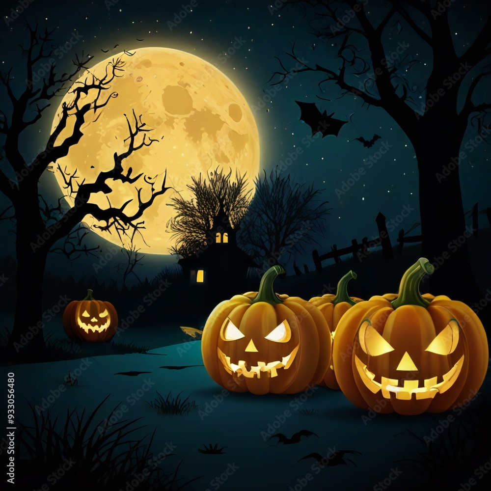 halloween background with pumpkin halloween background with pumpkin