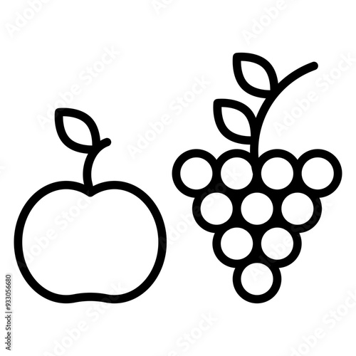 Low Fat Diet Icon Style