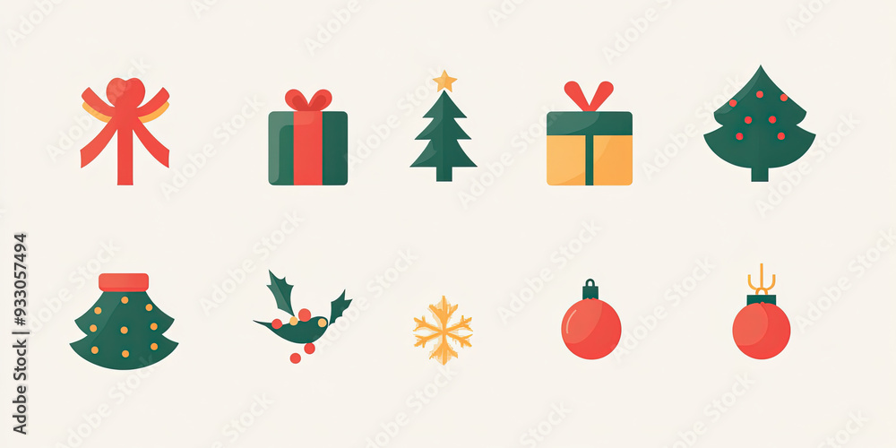 christmas icons christmas icons