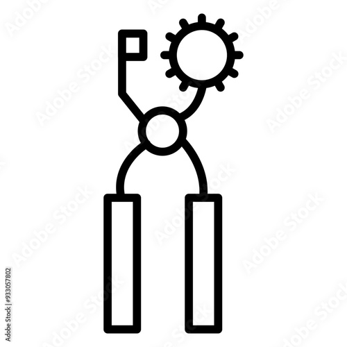 Leather Punch Icon Style