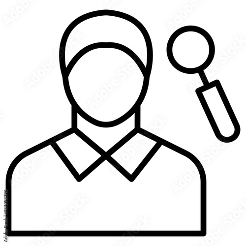 Hr Specialist Male Icon Style