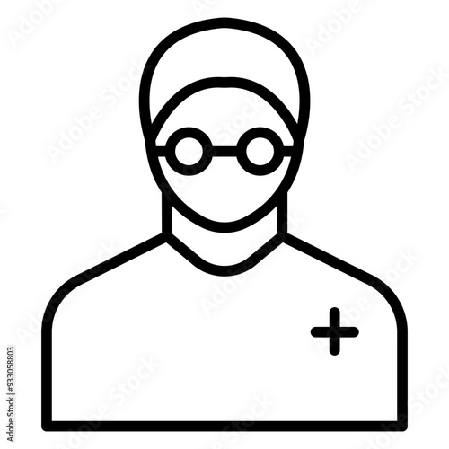 Children Eye Specialist Icon Style