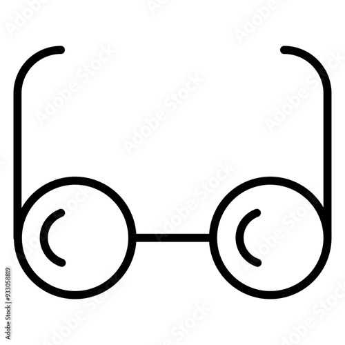 Glasses Icon Style