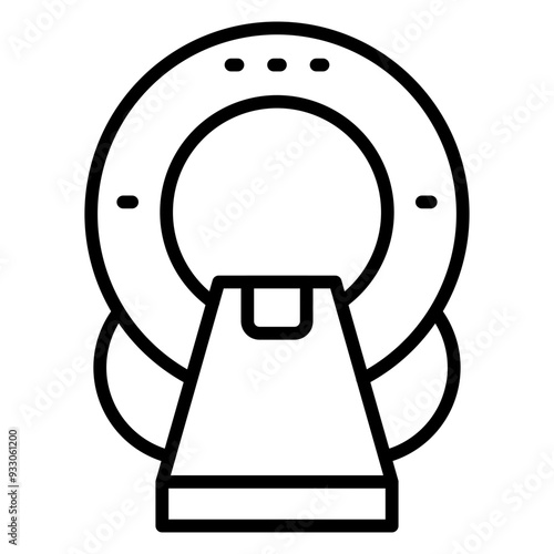 CT Scan Icon Style