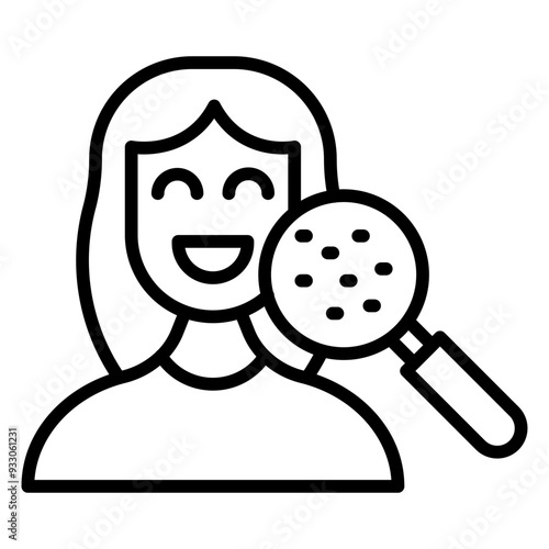 Skin Checkup Icon Style