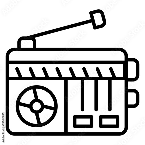 Analogue Media Icon Style