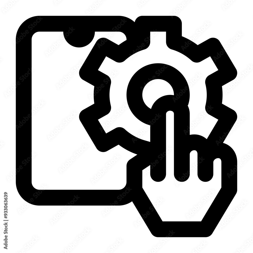 control center, mobile, smartphone, control, mobile app, app development outline icon control center, mobile, smartphone, control, mobile app, app development outline icon