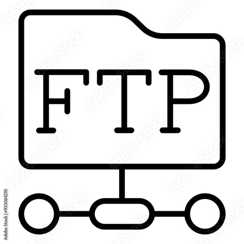 Ftp Protocol Icon Style