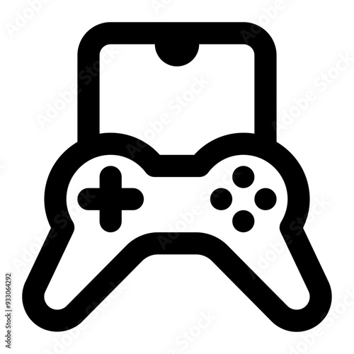 mobile game, mobile, gaming, smartphone, gaming mobile, game outline icon