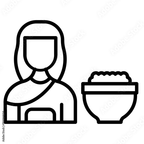 Gatherer Female Icon Style