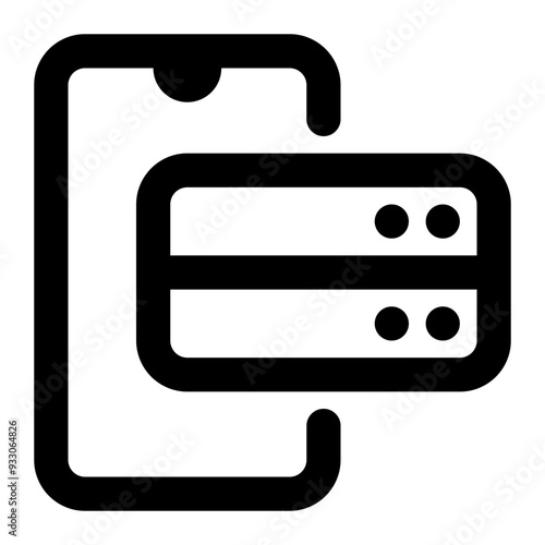 storage, rom, mobile, smartphone rom, smartphone storage, smartphone outline icon