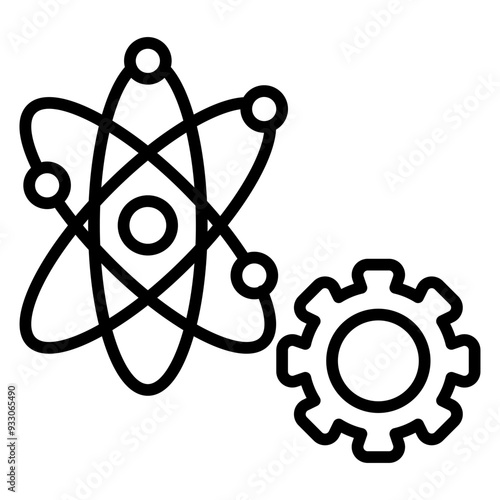 Science and Tech Icon Style