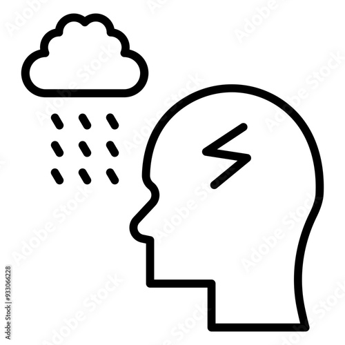 Depression Icon Style