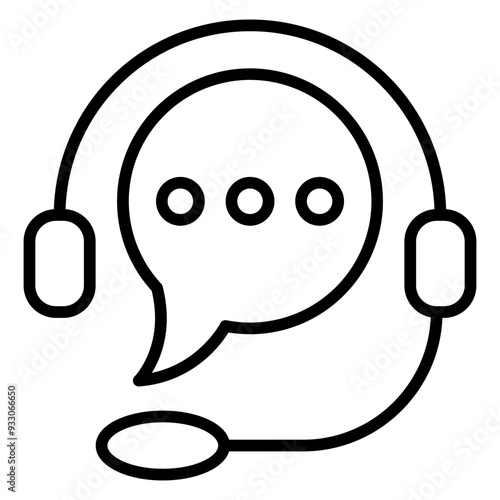 Customer Service Icon Style