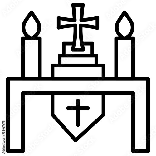Altar Icon Style