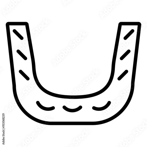 Mouth Guard Icon Style