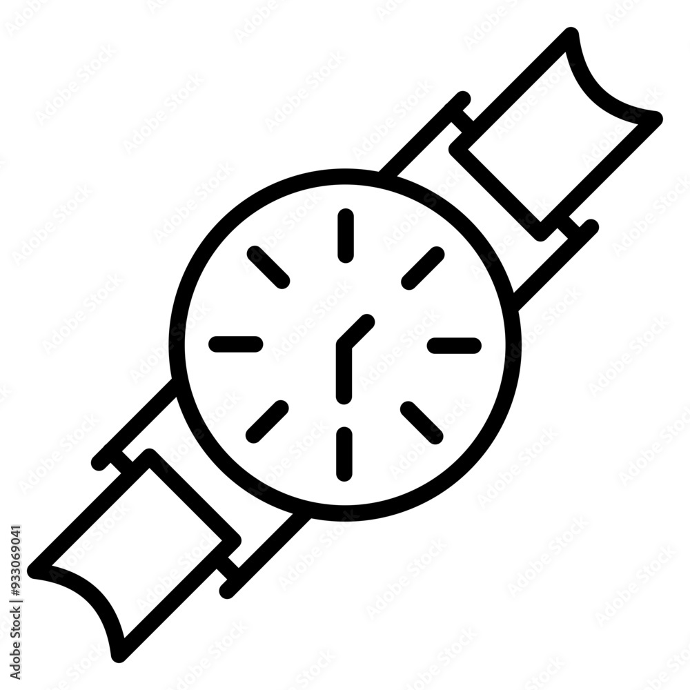 Wristwatch Icon Style