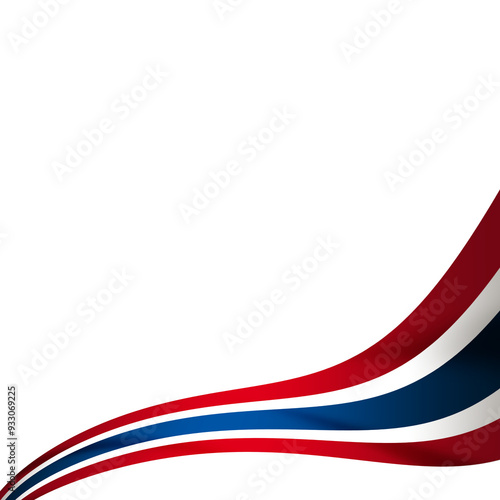 thailand, country, flag, ribbon,